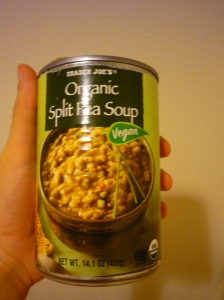 Organic Split Pea Soup from TJ's!